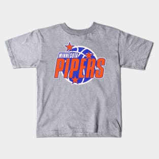 Defunct Minnesota Pipers Basketball Team Kids T-Shirt